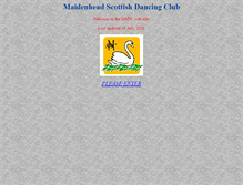 Tablet Screenshot of maidenheadscottishdancing.org.uk